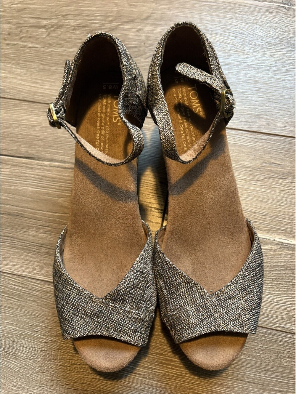 Toms Pump, Sandals Size:8.5